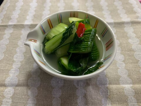 きゅうりと青梗菜の水キムチ
